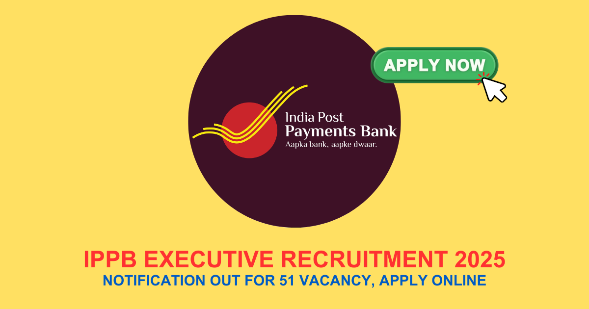 IPPB Executive Recruitment 2025