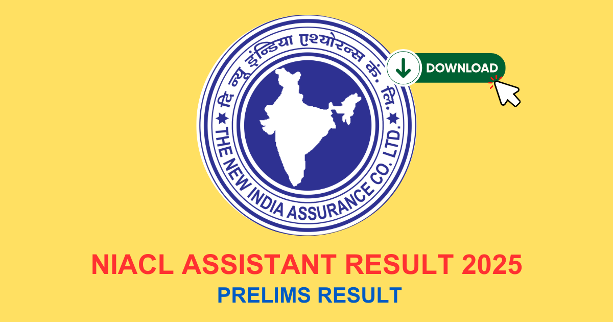 NIACL Assistant Result 2025