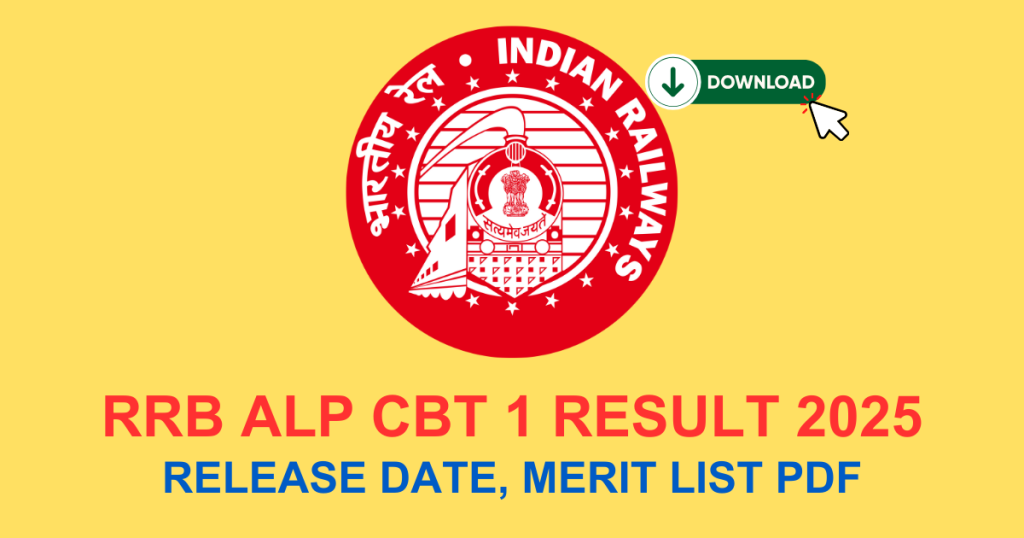 RRB ALP CBT 1 Result 2025