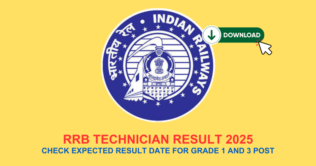 RRB Technician Result 2025